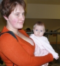 Екатерина с дочуркой